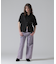 《直営店限定》WOMEN'S BACK RIBBON TENCEL SHIRTS／バックリボン テンセルシャツ