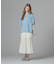 《直営店限定》WOMEN'S BACK RIBBON TENCEL SHIRTS／バックリボン テンセルシャツ