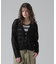 《直営店限定》MACRAME RIBBON KNIT CARDIGAN／マクラメリボンニットカーディガン