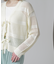 《直営店限定》MACRAME RIBBON KNIT CARDIGAN／マクラメリボンニットカーディガン