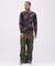 《WEB限定》《DAILY／デイリー》 RIB L／S HENLEY NECK T-SHIRT CAMOUFLAGE ／リブ ヘンリーネック
