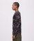《WEB限定》《DAILY／デイリー》 RIB L／S HENLEY NECK T-SHIRT CAMOUFLAGE ／リブ ヘンリーネック