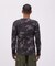 《WEB限定》《DAILY／デイリー》 RIB L／S HENLEY NECK T-SHIRT CAMOUFLAGE ／リブ ヘンリーネック