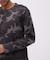 《WEB限定》《DAILY／デイリー》 RIB L／S HENLEY NECK T-SHIRT CAMOUFLAGE ／リブ ヘンリーネック