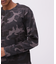 《WEB限定》《DAILY／デイリー》 RIB L／S HENLEY NECK T-SHIRT CAMOUFLAGE ／リブ ヘンリーネック