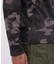 《WEB限定》《DAILY／デイリー》 RIB L／S HENLEY NECK T-SHIRT CAMOUFLAGE ／リブ ヘンリーネック