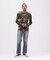 《WEB限定》《DAILY／デイリー》 RIB L／S HENLEY NECK T-SHIRT CAMOUFLAGE ／リブ ヘンリーネック