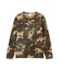 《WEB限定》《DAILY／デイリー》 RIB L／S HENLEY NECK T-SHIRT CAMOUFLAGE ／リブ ヘンリーネック