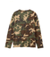 《WEB限定》《DAILY／デイリー》 RIB L／S HENLEY NECK T-SHIRT CAMOUFLAGE ／リブ ヘンリーネック