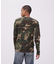 《WEB限定》DAILY RIB LONG SLEEVE CREW NECK T-SHIRT 'CAMOUFLAGE'