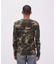 《WEB限定》DAILY RIB LONG SLEEVE CREW NECK T-SHIRT 'CAMOUFLAGE'