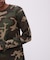 《WEB限定》DAILY RIB LONG SLEEVE CREW NECK T-SHIRT 'CAMOUFLAGE'