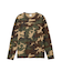 《WEB限定》DAILY RIB LONG SLEEVE CREW NECK T-SHIRT 'CAMOUFLAGE'