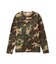 《DAILY／デイリー》 RIB LONG SLEEVE CREW NECK T-SHIRT ”CAMOUFLAGE”
