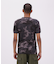 《WEB限定》《DAILY／デイリー》 RIB S／S HENLEY NECK T-SHIRT CAMOUFLAGE