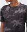 《WEB限定》《DAILY／デイリー》 RIB S／S HENLEY NECK T-SHIRT CAMOUFLAGE