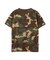 《WEB限定》《DAILY／デイリー》 RIB S／S HENLEY NECK T-SHIRT CAMOUFLAGE