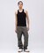 《DAILY／デイリー》RIB TANK TOP BACK CROSS／リブ タンクトップ バッククロス  デイリーウェア