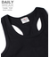 《DAILY／デイリー》RIB TANK TOP BACK CROSS／リブ タンクトップ バッククロス  デイリーウェア