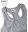 《DAILY／デイリー》RIB TANK TOP BACK CROSS／リブ タンクトップ バッククロス  デイリーウェア