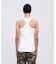 《DAILY／デイリー》RIB TANK TOP BACK CROSS／リブ タンクトップ バッククロス  デイリーウェア