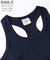 《DAILY／デイリー》RIB TANK TOP BACK CROSS／リブ タンクトップ バッククロス  デイリーウェア