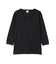 《DAILY／デイリー》2／3 SLEEVE U-NECK T-SHIRT／2／3 スリーブ Uネック Tシャツ