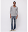 《DAILY／デイリー》2／3 SLEEVE U-NECK T-SHIRT／2／3 スリーブ Uネック Tシャツ