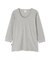 《DAILY／デイリー》2／3 SLEEVE U-NECK T-SHIRT／2／3 スリーブ Uネック Tシャツ