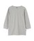 《DAILY／デイリー》2／3 SLEEVE U-NECK T-SHIRT／2／3 スリーブ Uネック Tシャツ