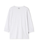 《DAILY／デイリー》2／3 SLEEVE U-NECK T-SHIRT／2／3 スリーブ Uネック Tシャツ
