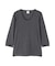 《DAILY／デイリー》2／3 SLEEVE U-NECK T-SHIRT／2／3 スリーブ Uネック Tシャツ