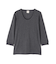 《DAILY／デイリー》2／3 SLEEVE U-NECK T-SHIRT／2／3 スリーブ Uネック Tシャツ