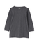 《DAILY／デイリー》2／3 SLEEVE U-NECK T-SHIRT／2／3 スリーブ Uネック Tシャツ