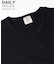 《DAILY／デイリー》RIB S／S V-NECK T-SHIRT／リブ 半袖 ブイネック Tシャツ  デイリーウェア