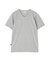 《DAILY／デイリー》RIB S／S V-NECK T-SHIRT／リブ 半袖 ブイネック Tシャツ  デイリーウェア