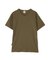 《DAILY／デイリー》RIB S／S V-NECK T-SHIRT／リブ 半袖 ブイネック Tシャツ  デイリーウェア
