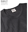 《DAILY／デイリー》RIB S／S V-NECK T-SHIRT／リブ 半袖 ブイネック Tシャツ  デイリーウェア