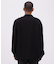 《TFQP by HANDROOM》OPEN COLLAR LONGSLEEVE WORK SHIRT FLAT BLACK ／ 長袖シャツ