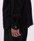 《TFQP by HANDROOM》OPEN COLLAR LONGSLEEVE WORK SHIRT FLAT BLACK ／ 長袖シャツ