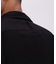 《TFQP by HANDROOM》OPEN COLLAR LONGSLEEVE WORK SHIRT FLAT BLACK ／ 長袖シャツ