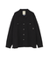 《TFQP by HANDROOM》OPEN COLLAR LONGSLEEVE WORK SHIRT FLAT BLACK ／ 長袖シャツ