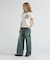《WOMEN'S》MILITARY ORGANDY POCKET T-SHIRT／ミリタリーオーガンジーポケットTシャツ