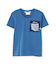 《WOMEN'S》MILITARY ORGANDY POCKET T-SHIRT／ミリタリーオーガンジーポケットTシャツ