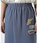 《WEB&DEPOT限定》JERSEY SKIRT PATCHED／ジャージ スカート パッチ