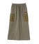 《WEB&DEPOT限定》JERSEY CARGO SKIRT／ジャージ カーゴスカート