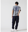 FADE WASH EMBROIDERY T-SHIRT ”U.S.AAC”