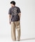 FADE WASH EMBROIDERY T-SHIRT ”U.S.AAC”