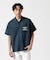 《WEB&DEPOT限定》COTTON LINEN SHIRT "BLUE ANGELS" ／ コットンリネンシャツ ブルーエンジェルス