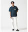 《WEB&DEPOT限定》COTTON LINEN SHIRT "BLUE ANGELS" ／ コットンリネンシャツ ブルーエンジェルス